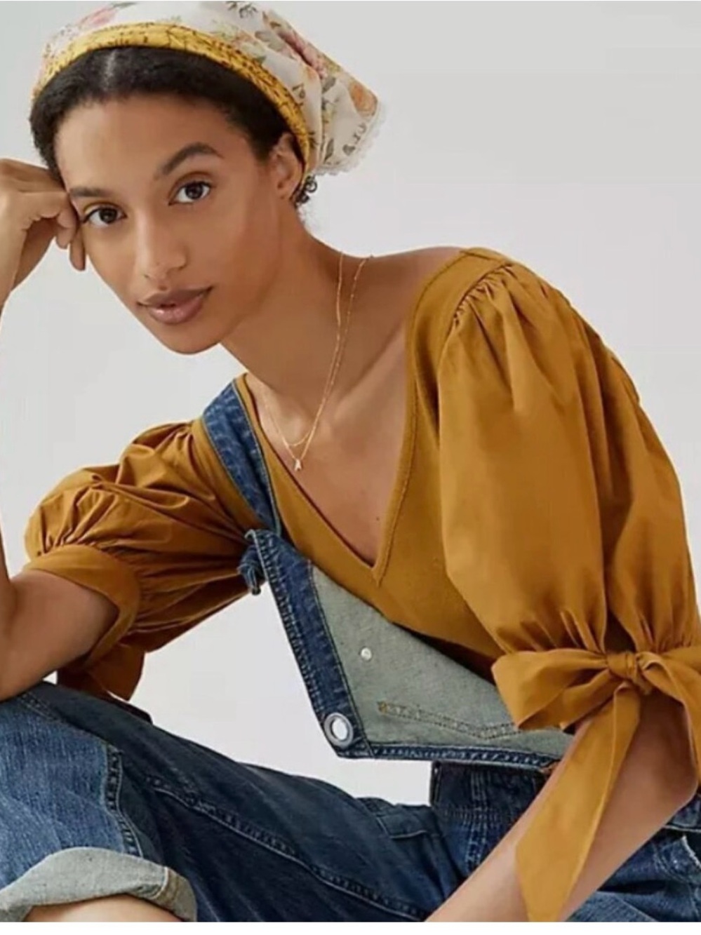 Anthropologie Maeve Ribbed Top in Warm Caramel